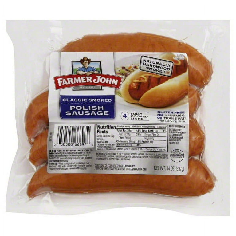 Farmer john smoked sausage hotsell