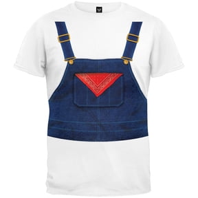 Farmer Overalls Costume Youth T-Shirt - Youth Medium