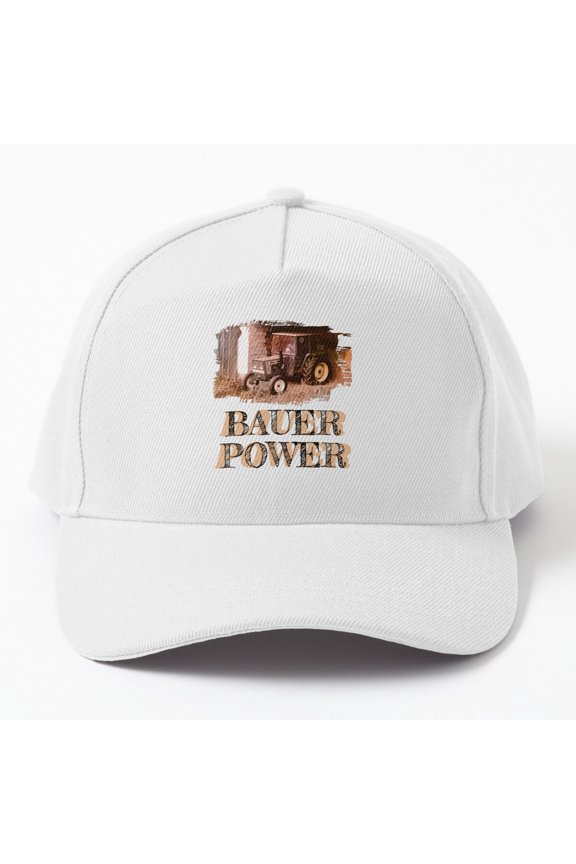 Farmer Power Baseball Hat, Market Day Statement Design, Farm Inspired Cap