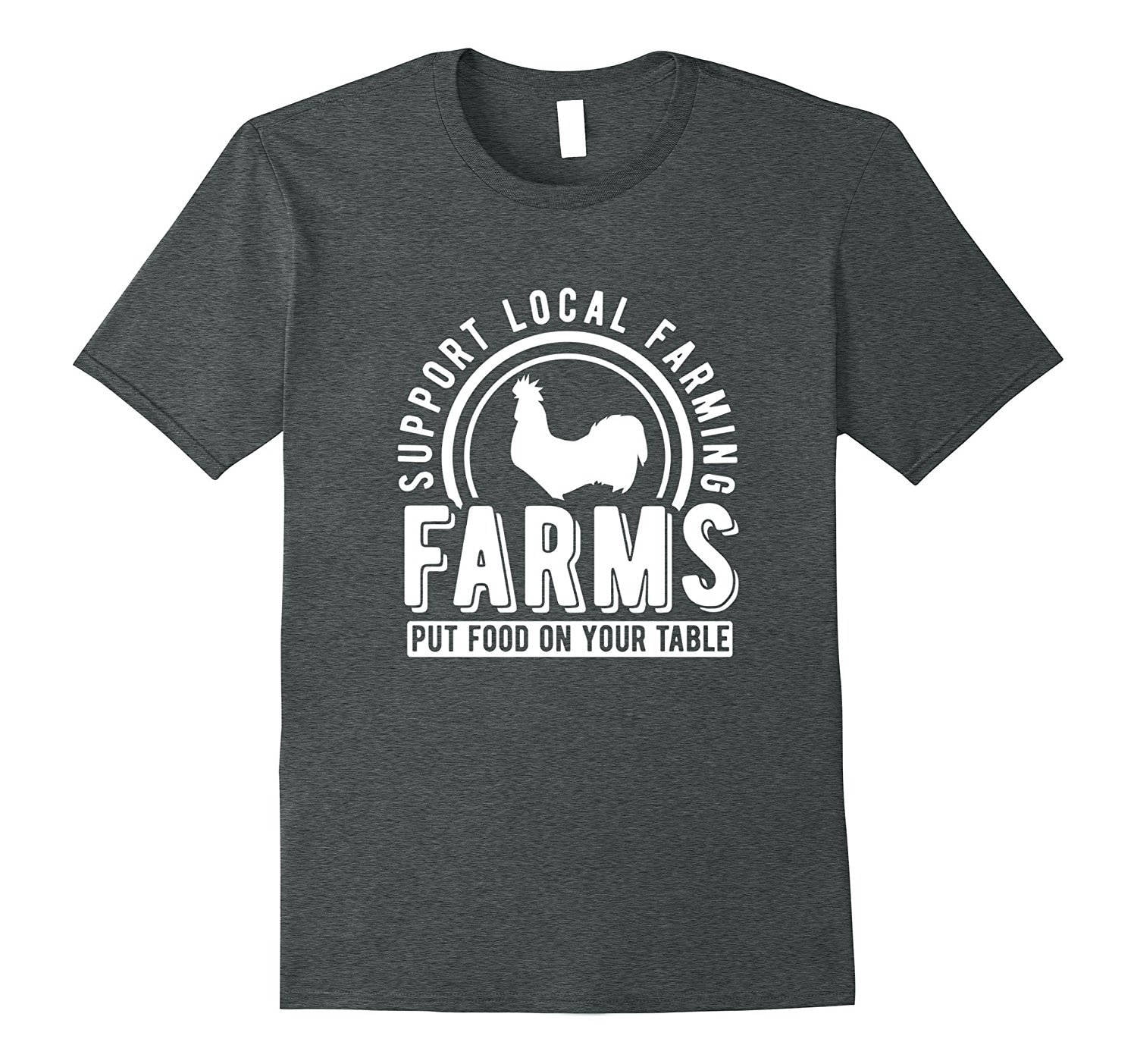 Farmer T-Shirt Gift - Gift Idea For The Farm - Chicken Tee Shirt ...