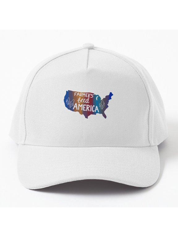 Farmer's Feed America Baseball Hat, Agriculture Outdoor Design, Countryside Cap