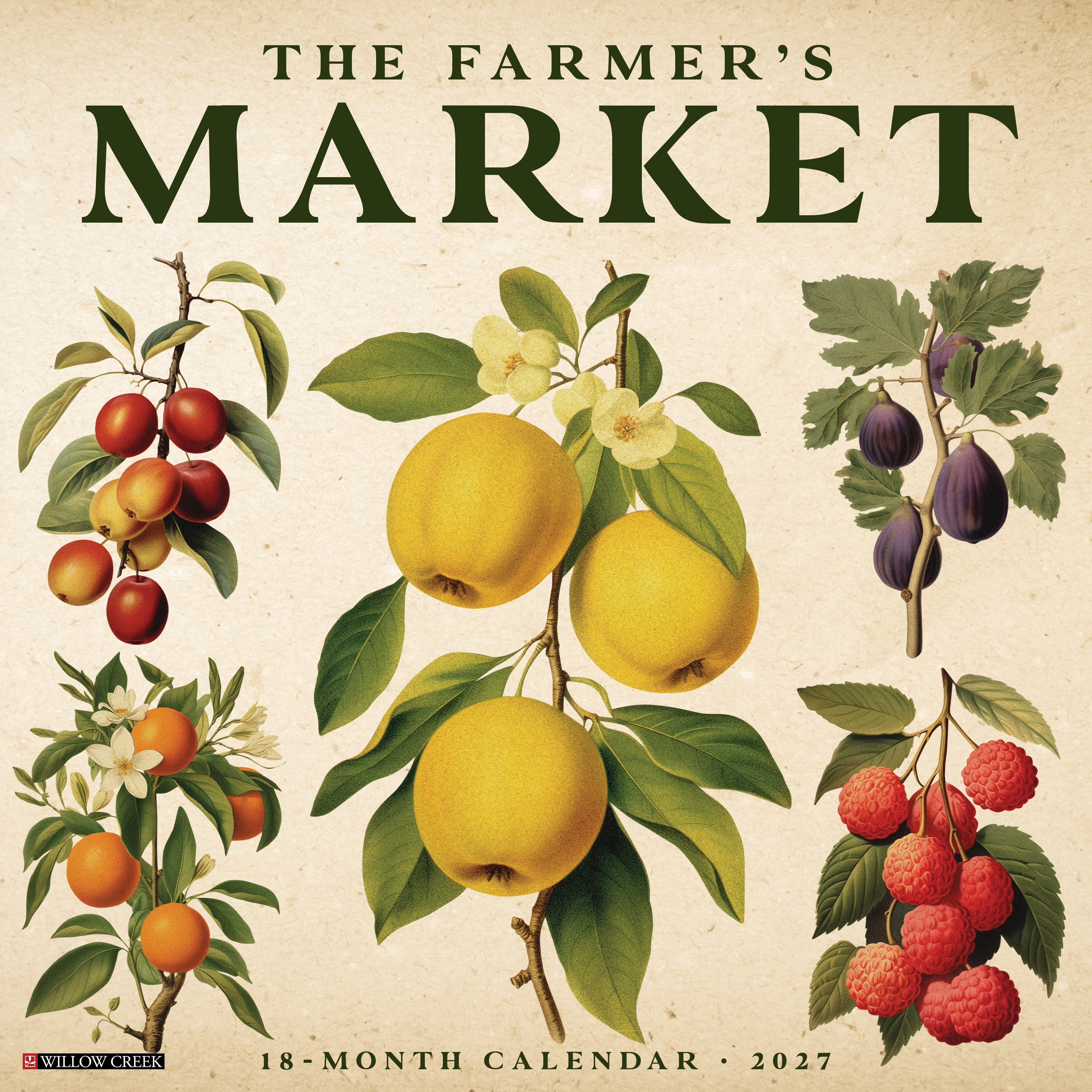 Willow Creek Press, Farmer's Market 2027 Wall Calendar