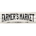 thumbnail image 1 of Farmer's Market Chic White Farmhouse Wood Sign Wall Décor Gift 8x24 Wood Sign B3-08240028126, 1 of 2
