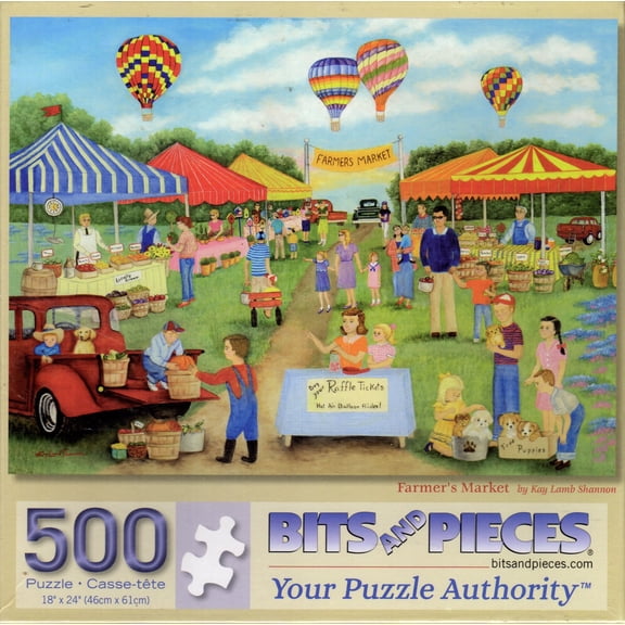 Farmer's Market by Kay Lamb Shannon 500 Piece Puzzle