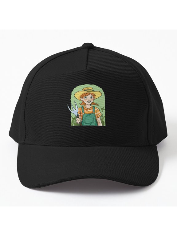 Farmer's Wife Gardener Baseball Cap, Crop Life Lifestyle Motif, Harvest Season Hat