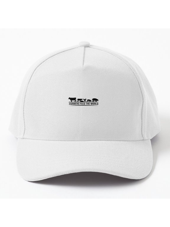 Farmers Feed the World Baseball Cap, Homestead Theme Style, Traditional Farm Hat