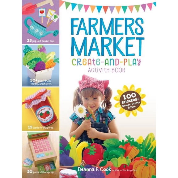 Farmers Market Create-and-Play Activity Book - Paperback