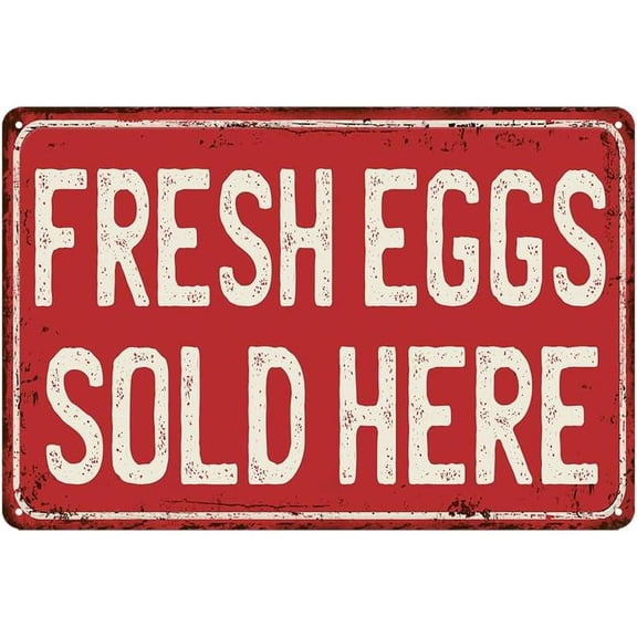 Farmers Market Decor Farm Fresh Eggs Chicken Coop Sign Fresh Eggs For Sale Farm Sign Outdoor Metal 8x12 Inch