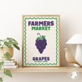 Grape Kitchen Farmers Market Grapes Wall Art Print, Bordeaux France, Kitchen And ...