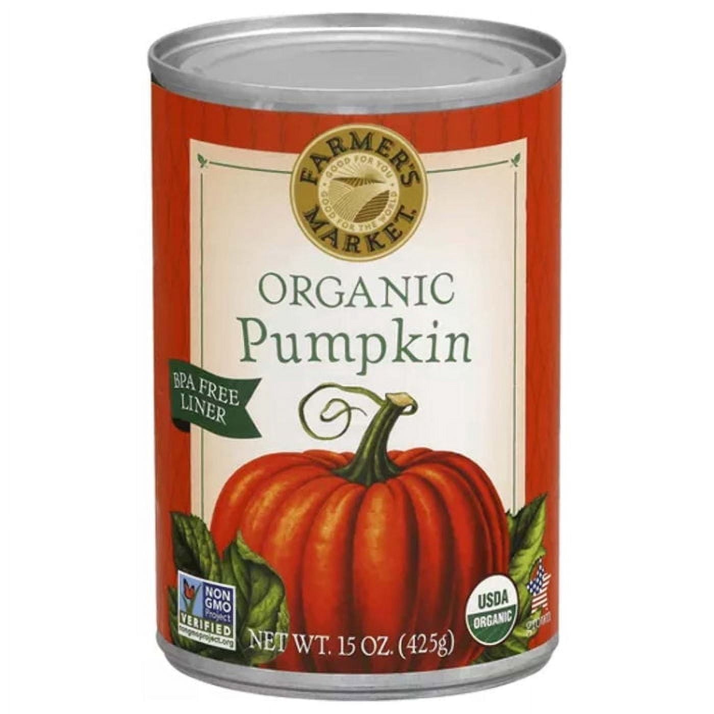 FARMERS MARKET FOODS PUMPKIN ORG 15 OZ - Pack of 12