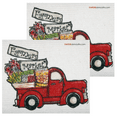 thumbnail image 1 of Farmers Market Truck Set of 2 Each Swedish Dishcloths | ECO Friendly Absorbent Cleaning Cloth | Reusable Cleaning Wipes, 1 of 6