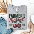 thumbnail image 1 of Farmers Market Vintage Cherry Shirt, T-Shirt for Farm Fruits, Red Cherry Tee Retro Fruit Lover Gift, Farm Fresh Spring Country Tee Summer, 1 of 5