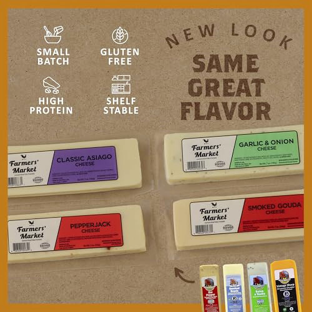 Farmers' Market Wisconsin Specialty Cheese Blocks, Includes 4 Different
