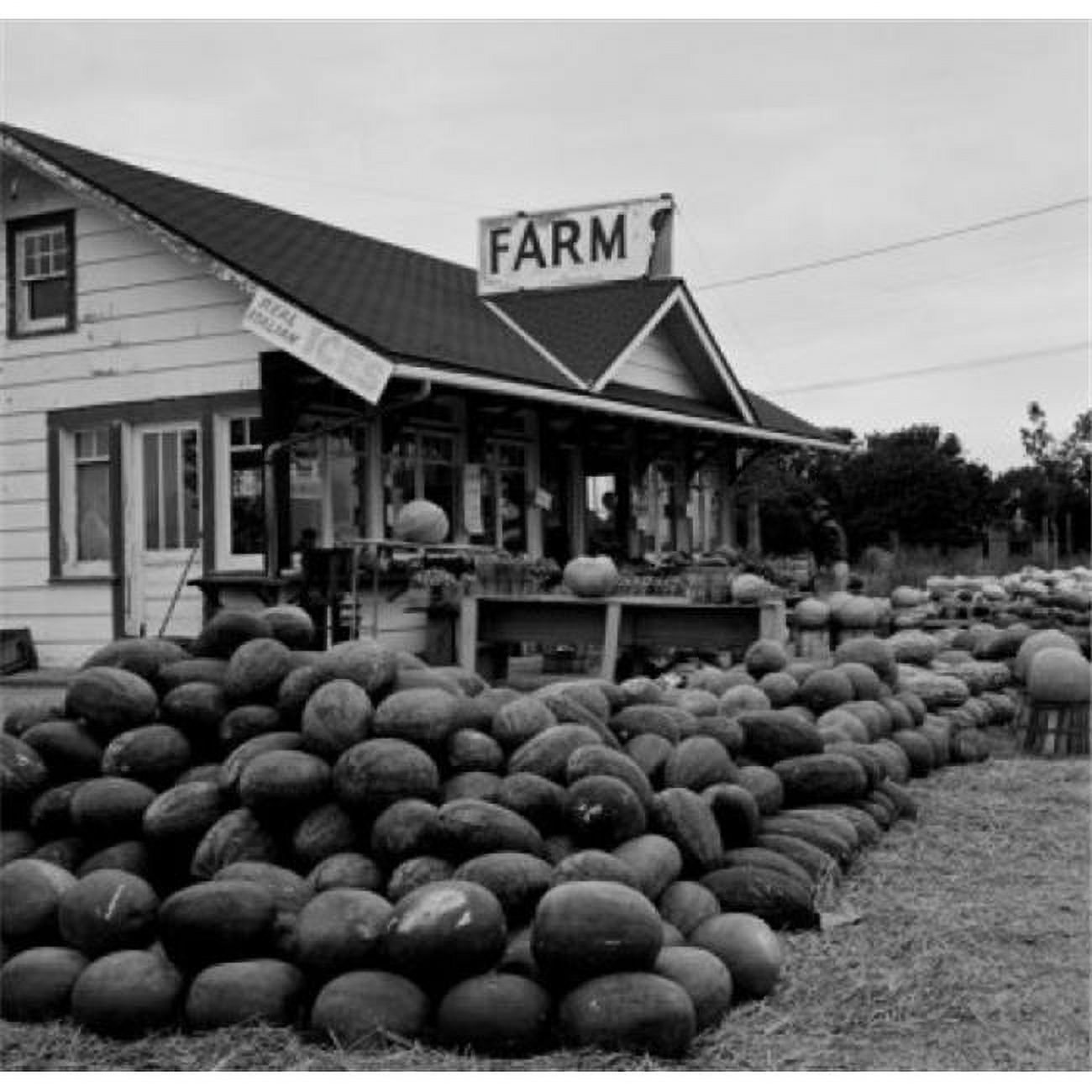 Farmers Market for Fruit & Vegetables Poster Print