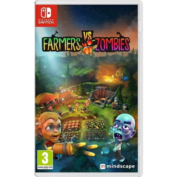 Farmers vs Zombies (Nintendo Switch) Protect your farm by building mazes and towers.