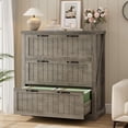thumbnail image 1 of Farmhouse 3 Drawer File Cabinet for Home Office, Lateral Filing Cabinet for Letter/Legal/A4 Size, 1 of 7