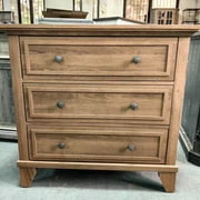 Farmhouse 3 Drawers Dresser for Bedroom,Wooden Chest of Drawers with Metal Handles,Small Storage Cabinet for Bedroom, Living Room,300LBS Load Capacity