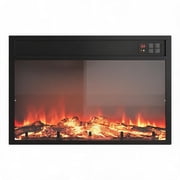 Farmhouse 30" Electric Fireplace Insert for 58" TV Stand, 3D Flame Effect Fireplace Heater for Living Room Entertainment Center - Size 30 Inch