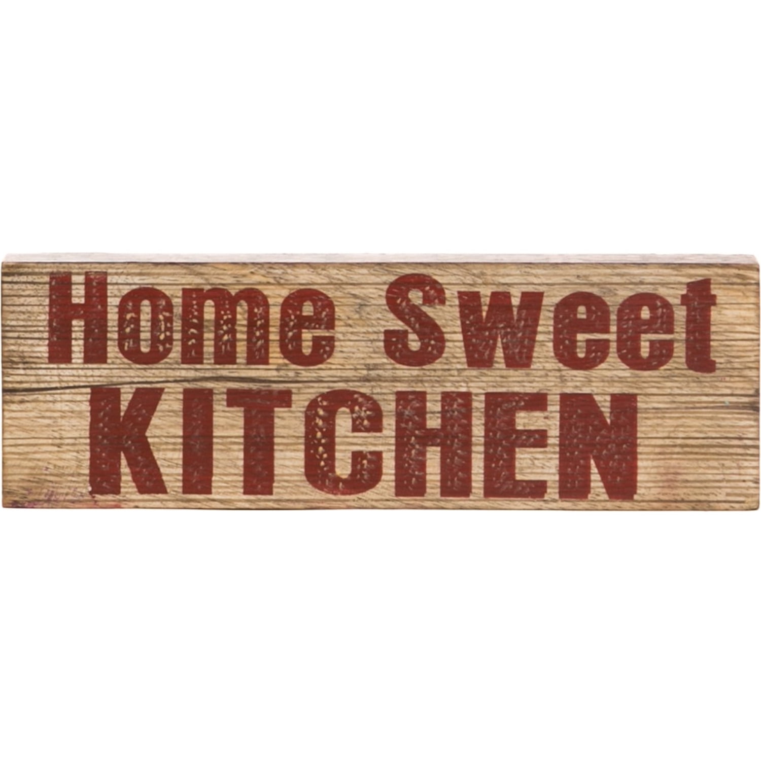 Rustic Barn Red and Taupe Wood Farmhouse Wall Sign