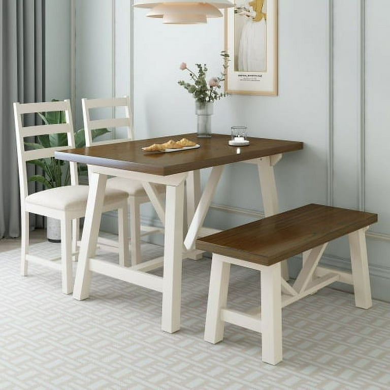 Small dinette sets with bench sales