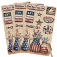 thumbnail image 1 of Farmhouse 4th of July Kitchen Towel Dish Cloths Set of 3, Microfiber Soft Kitchen Hand Towels, American Country Star Botanical Absorbent Quick Drying Dishcloths 18 x 28 Inches, 1 of 8