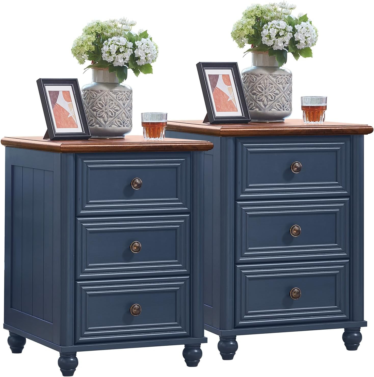 Rustic Small Dresser Farmhouse 5 Drawer Dresser for Bedroom 35.5