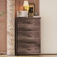 thumbnail image 1 of Farmhouse 5 Drawers Dresser, Wooden Chest of Drawers, Accent Storage Cabinet, Modern Rustic Closet Dressers Chest Organizer for Bedroom, Living Room, 1 of 7