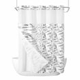 thumbnail image 1 of Farmhouse Animal No Hook Shower Curtain with Snap in Liner Rustic Plant Turtle Monkey Silhouette Abstract Tree Waterproof Bathroom Shower Curtain with See Through Top Window for Bathtub 60" x 72", 1 of 9
