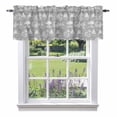 thumbnail image 1 of Farmhouse Animal Valance Curtain for Windows Rustic Plants Bird Silhouette Abstract Tree Rod Pocket Curtain Valances Short Window Treatments Panels for Kitchen Bathroom Laundry Basement 54 x 18 Inch, 1 of 9