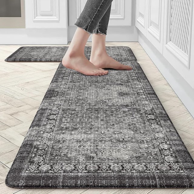 Farmhouse Anti Fatigue Kitchen Mats for Floor,Non Slip Mats for Kitchen