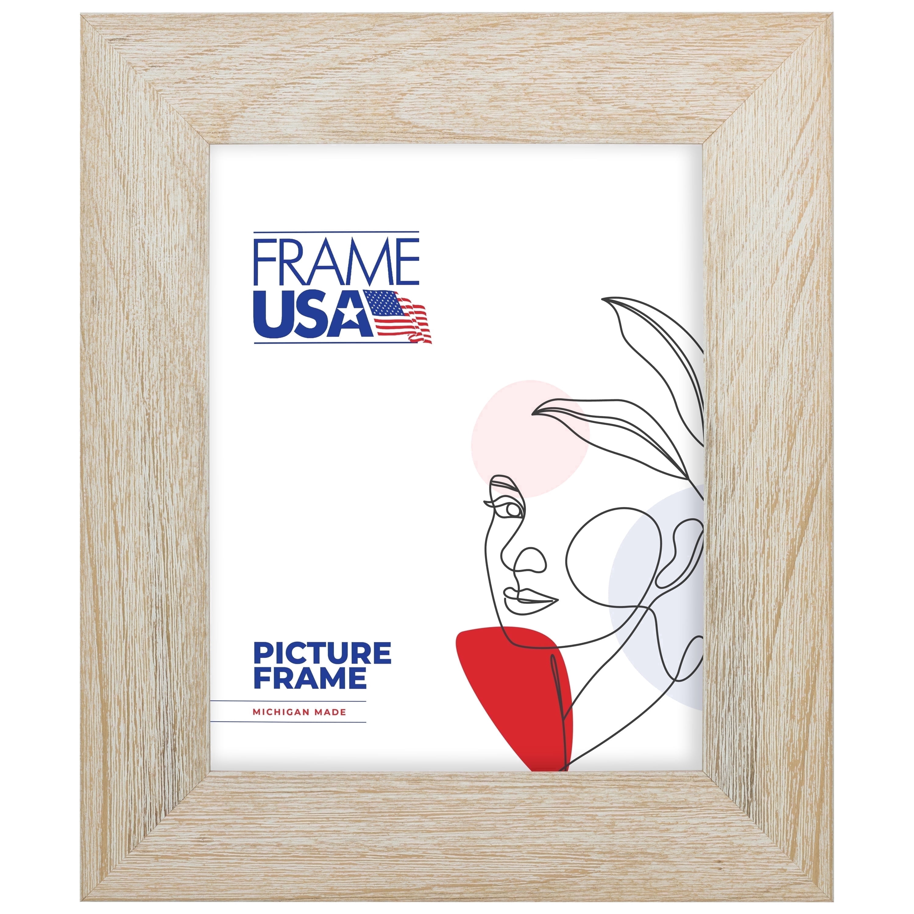 Farmhouse Barnwood White 18x24 Inch Picture Frame