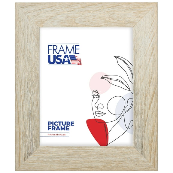 24x24 Picture Frame White Farmhouse Barnwood, 68070-36, 2 Inch Wood, Plexiglass