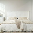 thumbnail image 1 of Farmhouse Basics King Bed Headboard in Rustic White Engineered Wood, 1 of 5