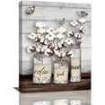 thumbnail image 1 of Farmhouse Bathroom Decor Wall Art Country Flower Butterfly Cotton Canvas Painting Rustic Relax Soak Unwind Pictures Framed Artwork Office Home Decoration for Kitchen Dining Living Room Bedroom, 1 of 6