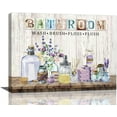 Farmhouse Bathroom Decor Wall Art Funny Bathroom Sign Pictures Wall