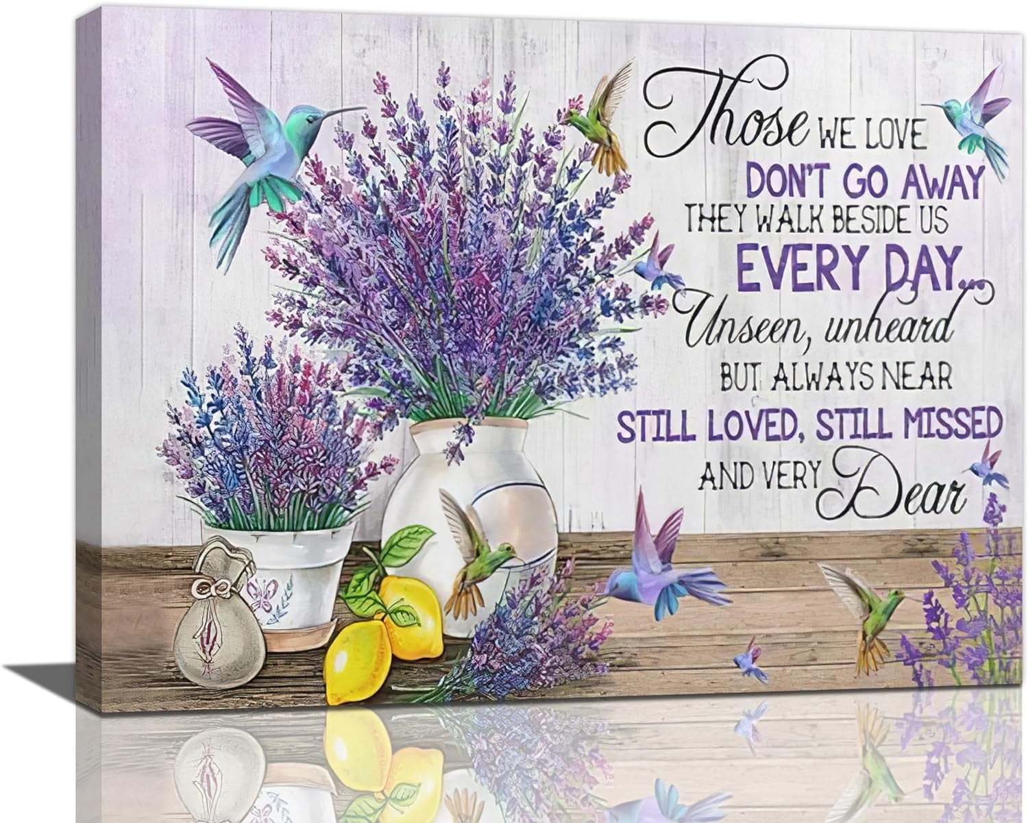 Farmhouse Bathroom Decor Wall Art Purple Lavender Picture Wall Decor