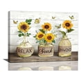 thumbnail image 1 of Farmhouse Bathroom Decor Wall Art Rustic Botanical Bathroom Pictures Canvas Print Bathroom Relax Soak Unwind Eucalyptus Butterfly Painting Prints Framed Artwork Decor for Bathroom 16"x20", 1 of 6