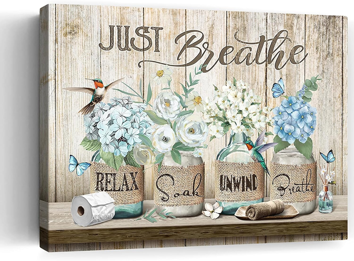 Farmhouse Bathroom Wall Art Country Bathroom Wall Decor Rustic ...