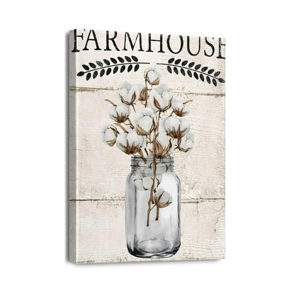 Farmhouse Bathroom Wall Decor - Rustic and Charming for Home and Laundry Room, Inviting Relaxation, 12x16
