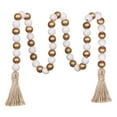 thumbnail image 1 of Farmhouse Beads Garland,Wooden Beads Garland with Tassels,Rustic Boho Country Beads Decor Prayer for Tiered Tray Coffee Table Mantel Decor Wall Hanging Decor-39in, 1 of 6