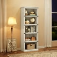 thumbnail image 1 of Farmhouse Bookcase, Farmhouse Book Shelf with Storage Open Display Bookshelves, Book Case Wooden Bookcase Home Decor Furniture for Home Office, Living Room, Bed Room, 1 of 9