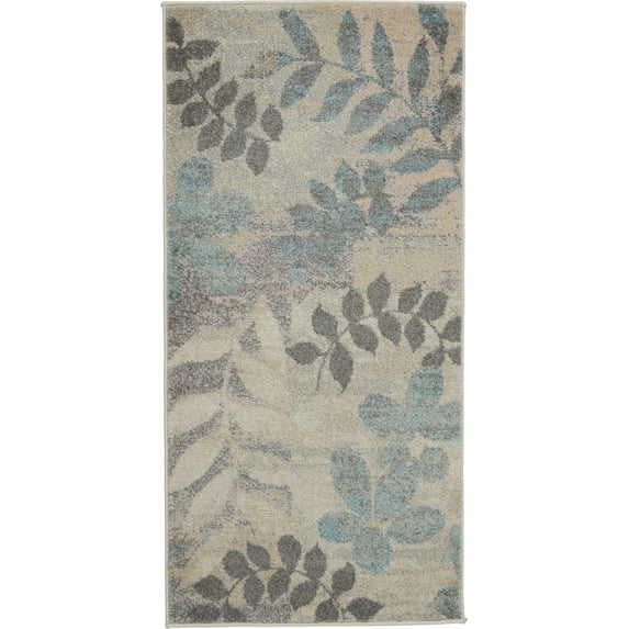Farmhouse Botanical Area Rug by Pinewood Grove