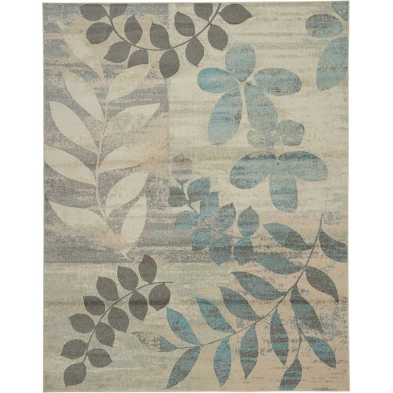 Farmhouse Botanical Area Rug by Pinewood Grove
