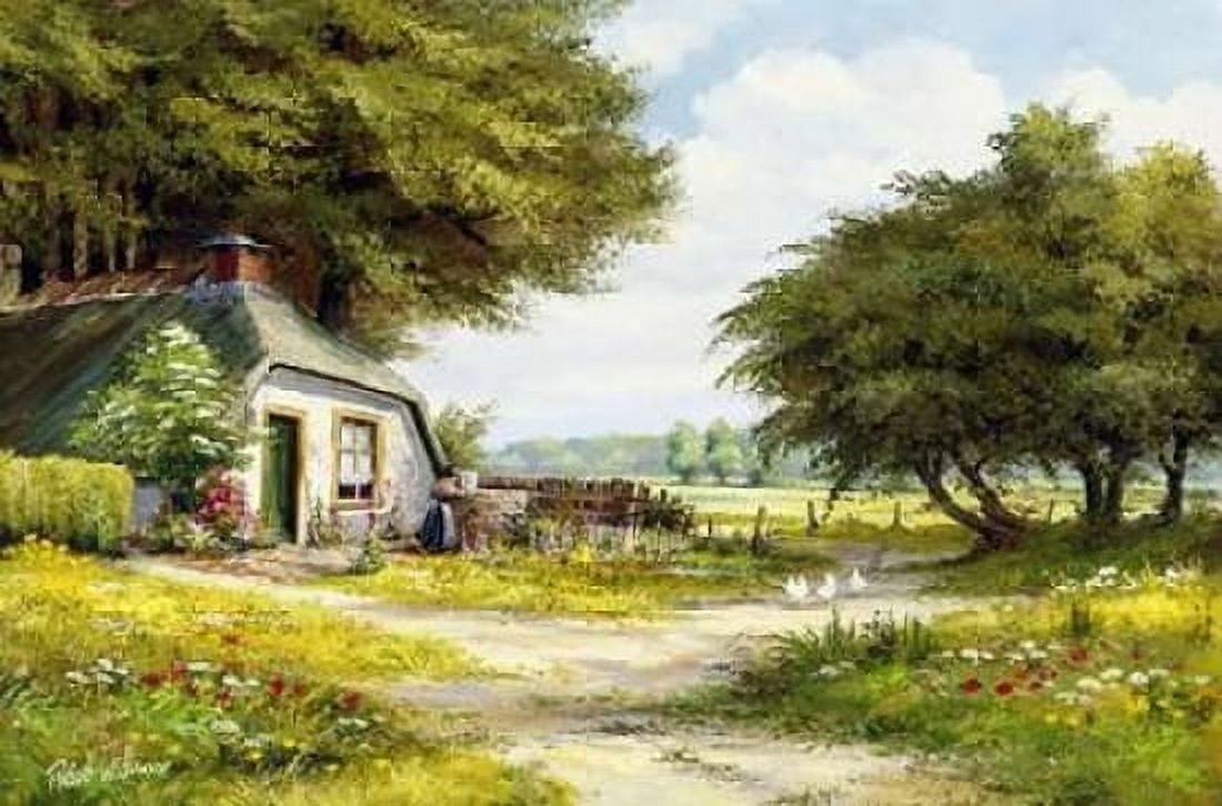 Farmhouse Canvas Art - Reint Withaar (24 x 36)