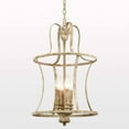 thumbnail image 1 of Farmhouse Chandelier 4-Light Distressed Off-White Dining Room Lighting Fixtures, 1 of 7