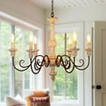 thumbnail image 1 of Farmhouse Chandelier 6-Light French Country ndustrial Hanging Ceiling Lamp for Dining Room, Living Room, 1 of 3
