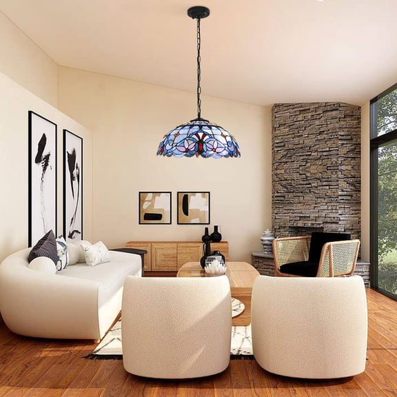 Farmhouse Chandeliers, Rustic Round Pendant Lighting Fixture Hanging Chandeliers for Dining Room, Foyer, Living Room, Kitchen Island, Stairway and Bedroom