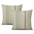 thumbnail image 1 of Farmhouse Charm 16x16inch Throw Pillow Covers in Grey & Beige - Add Elegance to Your Space, 1 of 1
