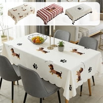 Farmhouse Checkered Cotton Tablecloth - 55.1x39.3in Washable Dustproof Wrinkle-Resistant Tablecloth, Suitable for Restaurants, Picnics & Indoor Outdoor Dining, Rustic Decor, 140x100cm, A