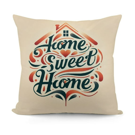 Farmhouse Chicken Home Sweet Home Throw Pillow Covers, Bless Our Home Seasonal Cushion Case Decoration for Sofa Couch